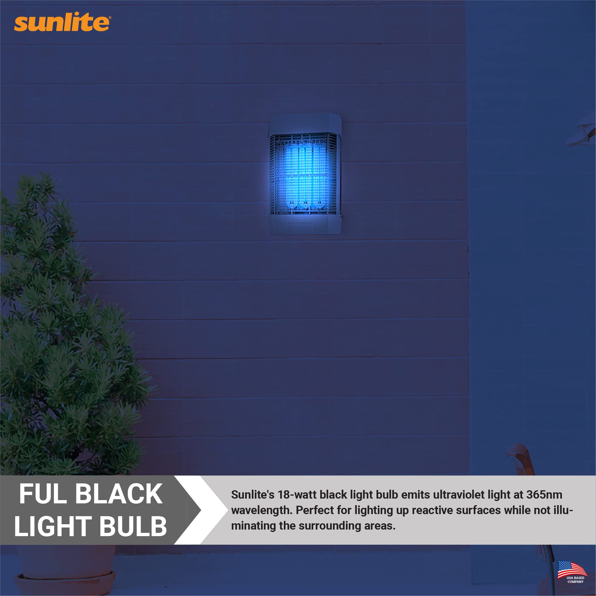 Amazon.co.jp: Sunlite 05160-SU T6 蛍光灯 U字型電球 18ワット UV